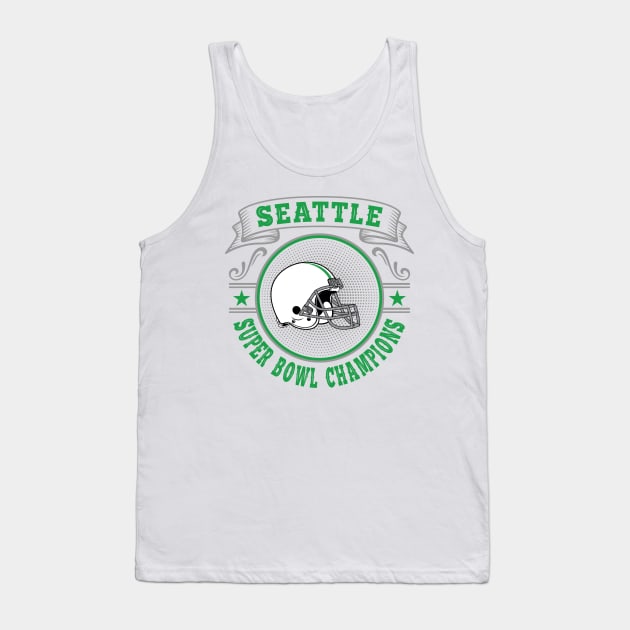 Seattle Super Bowl Champions Tank Top by genzzz72